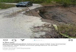 Pengacara Pitra Romadoni Nasution Soroti Jalan Lintas Provinsi Yang Hancur Di Kabupaten Palas