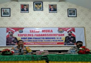 Kapolres Padang Sidempuan : Tidak Ada Istilah Tajam Keluar Tumpul ke Dalam Bagi Saya