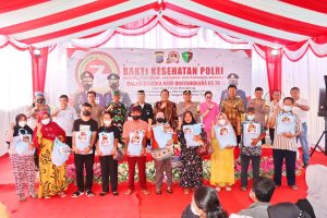 Menyemarakkan HUT Bayangkara Ke 76, Polres Sidempuan Giat Bhakti Kesehatan Polri