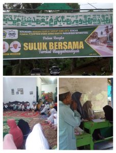 Salut, Yayasan Riandja Sangap Gabe Arta Tanggulangi Biaya Akomodasi Ratusan Jamaah Suluk di Ponpes Syekh Ahmad Basir