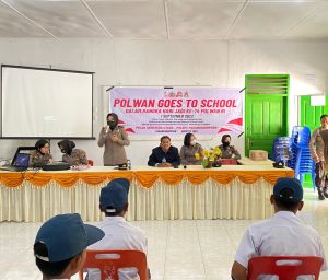 Hari Jadi Polwan Ke 74, Polisi Cantik Goes To School Ke Sejumlah Sekolah Di Padang Sidempuan