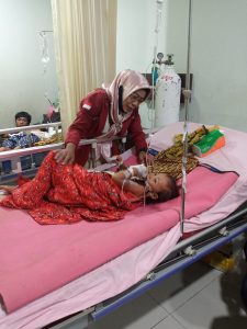 DPC. GCI Kota Padang Sidempuan Besuk Nia Hutasuhut, Kondisi Tampak Mulai Membaik