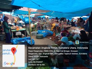 Cek Ketersediaan Sembako, Bhabinkamtibmas Polsek Sipirok Turun ke Pekan Pargarutan