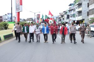 Kapolres Padangsidimpuan Dan Tapsel Sukses Kawal Unras hingga Berakhir Damai