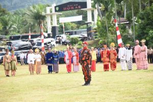 Momen Sumpah Pemuda Ke 94 , Koti MPC PP Tapsel Tampil Sebagai Komandan Upacara