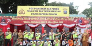 Wakapolres Kompak Bersama Bupati Tapsel Tinjau Pos Yan Aek Pining