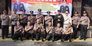 Kapolres Tapsel Pimpin Upacara Kenaikan Pangkat