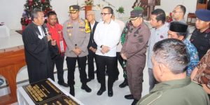 Kapolres Tapsel Pantau Malam Natal di Sejumlah Gereja di Tantom