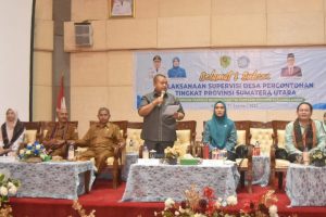 Terima Tim Supervisi Desa Binaan Provsu, Bupati Tapsel : Semoga Jadi Penyemangat Untuk Membangun Desa