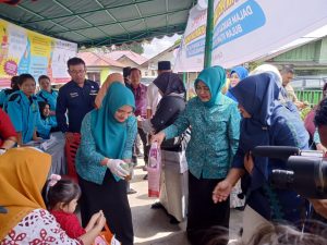 Ketua PKK Sumut dan Ketua PKK Tapsel Kunjungi Pelaksanaan Sub PIN Polio dan Bulan Vitamin A di Kelurahan Baringin