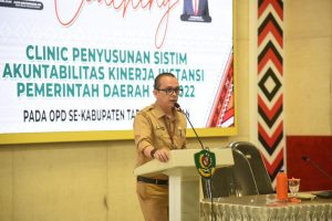 Buka Coaching Clinic Penyusunan SAKIP, Bupati Harap Beri Kemajuan Atas Pelaporan Kinerja Pemkab Tapsel
