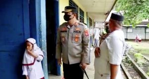 Wujud Kepedulian Kapolres Padangsidimpuan Terhadap Dunia Pendidikan, Renovasi Bangunan Sekolah