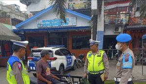 Hari ke-3 Ops Keselamatan Toba-2023 di Kota PSP Berikan Teguran Kepada Pelajar