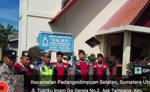 Puncak Ibadah Paskah Di Kota Padang Sidempuan Berjalan Kondusif