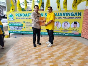 Daftar Ke Golkar, Tokoh Muda Abdul Haris Nasution Siap Maju Di Pilkada Sidimpuan