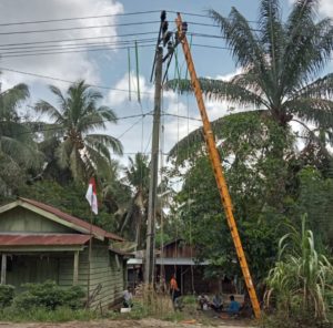 Petugas PTL PLN Yang Kesetrum Ketika Bekerja di Padang lawas, Akhirnya Meninggal Dunia