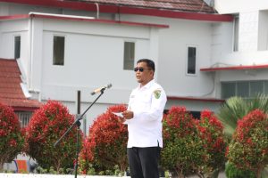 Hari Pertama Bertugas, Plt. Bupati Tapsel Pimpin Apel Pagi Gabungan 