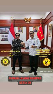 Dewan Pimpinan Pusat Dan Seluruh Keluarga Besar Rampas Setia 08 Berdaulat Mengucapkan Selamat Dan Sukses Atas Pelantikan LETJEN (PURN) TNI AM. PUTRANTO Sebagai Kepala Staf Kepresidenan Kabinet Merah Putih