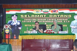 Kunjungan Kerja Pangdam I/BB Diwilayah Teritorial Kodim 0212/Tapsel