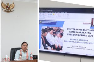 Presiden Republik Indonesia H. Prabowo Subianto Menyerahkan Hewan Qurban Kepada Pemerintah Kabupaten Tapanuli Selatan