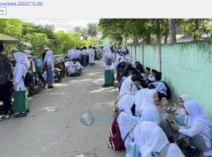 Massa Al-Washliyah Demo, Gedung Sekolah Disegel