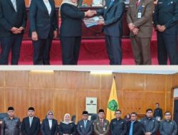 DPRD Kota Padangsidimpuan Gelar Rapat Paripurna LKPJ 2025 dan Laporan Pansus Pasar Sangkumpal Bonang