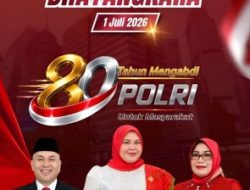 PIMPINAN DPRD DAN ANGGOTA MENGUCAPKAM SELAMAT HUT BAYANGKARA KE 80